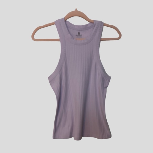 FREE PEOPLE Blissed Out Tank Women's Medium Lavendar NWT Ribbed Size Sma… - Picture 3 of 7